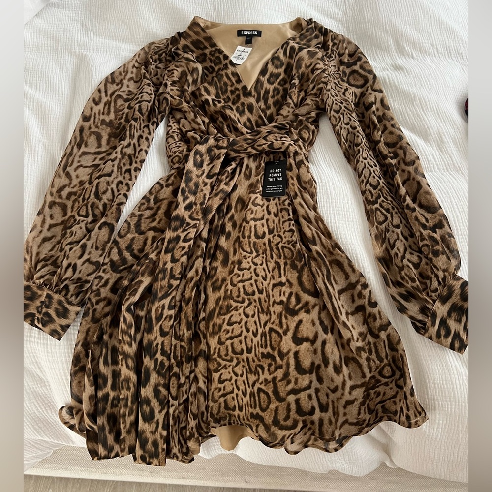 BRAND NEW: Express Animal Print Dress